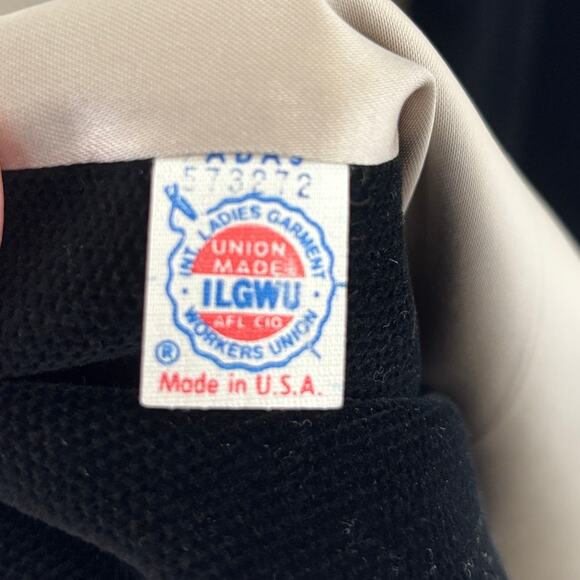 VINTAGE Maharishi MHI Black Victorian Overcoat 12 car coat lady coat ruffle - Picture 11 of 12